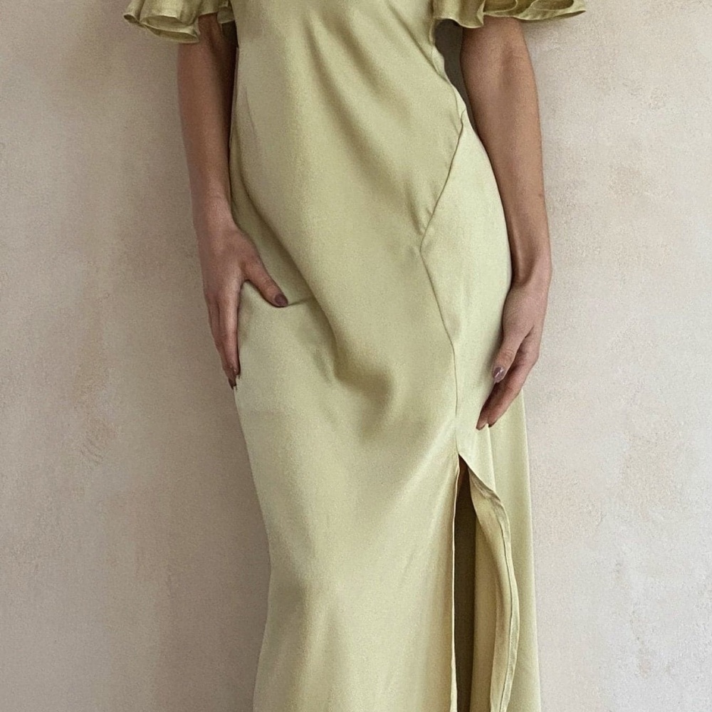 Olive Off-Shoulder Dress